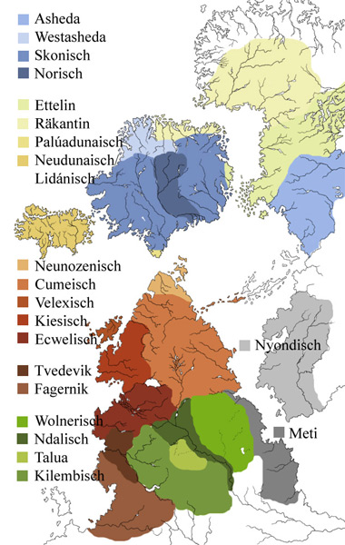 Sprachen der bekannten Welt